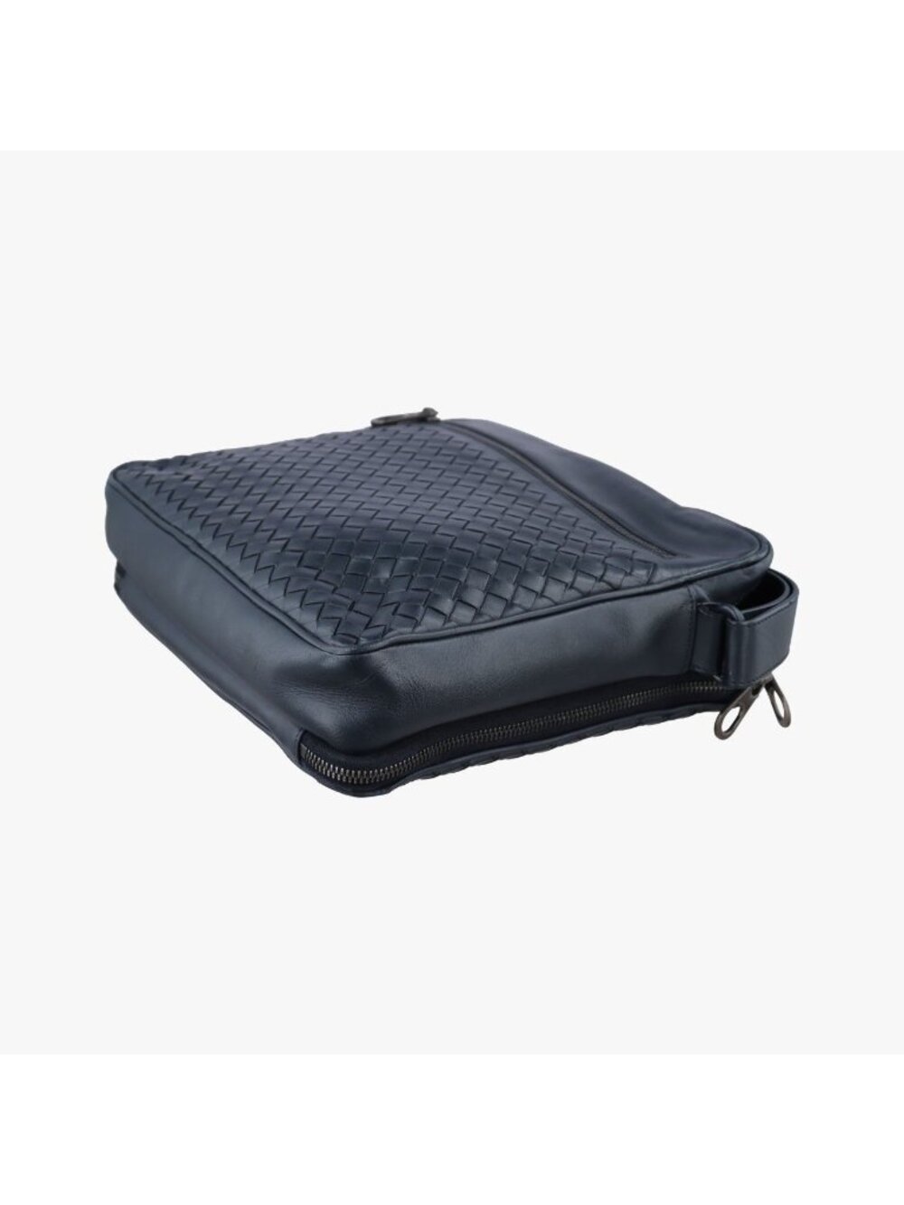 ★SOLD★ Bottega Veneta Intrecciato Navy Lambskin - Picture 4 of 15